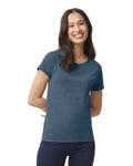 Women's 3X-Large Heather Navy Gildan 5000L 