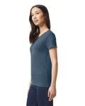 Women's 3X-Large Heather Navy Gildan 5000L 