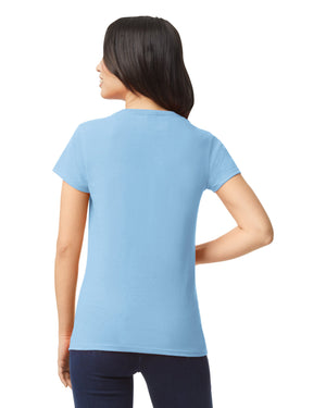 Women's 3X-Large Light Blue Gildan 5000L 