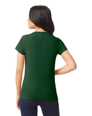 Women's 3X-Large Forest Green Gildan 5000L 