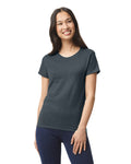 Women's 3X-Large Dark Heather Gildan 5000L 