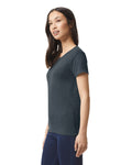 Women's 3X-Large Dark Heather Gildan 5000L 