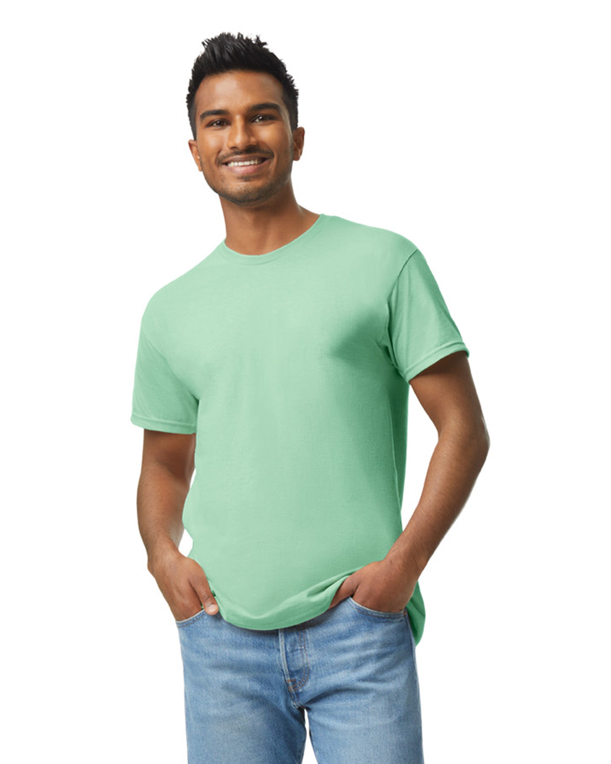Gildan 5000 Heavy Cotton™ Adult T-shirt (Mint Green) – Wholesale