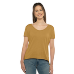 Women's 2X-Large Antique Gold Next Level 5030 