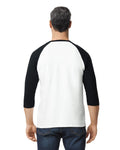 3X-Large White/Trim Black Gildan 5700 
