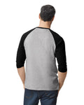 3X-Large Sport Gray/Trim Black Gildan 5700 