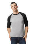 3X-Large Sport Gray/Trim Black Gildan 5700 
