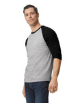 3X-Large Sport Gray/Trim Black Gildan 5700 