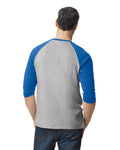3X-Large Sport Gray/Trim Royal Gildan 5700 
