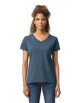 Women's 3X-Large Htr Navy Gildan 5V00L 