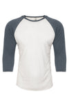 3X-Large Indigo/Heather White Next Level 6051 