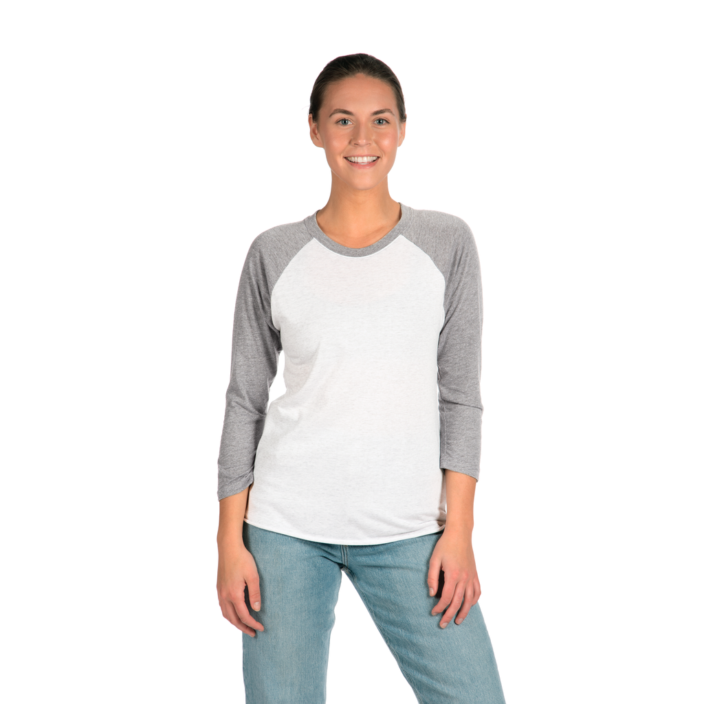 3X-Large Premium Heather/heather White Next Level 6051 