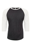 3X-Large Heather White/Vintage Black Next Level 6051 