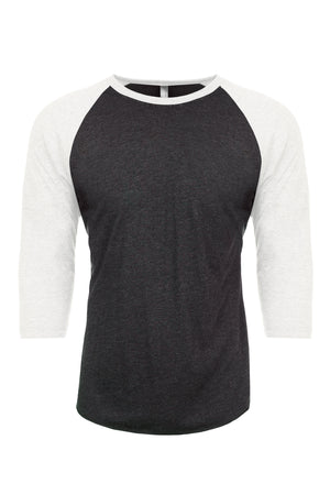 3X-Large Heather White/vintage Black Next Level 6051 