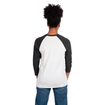 3X-Large Heather White/Vintage Black Next Level 6051 