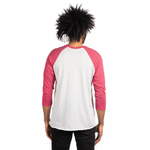 3X-Large Vintage Pink/Heather White Next Level 6051 
