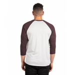 3X-Large Vintage Purple/Heather White Next Level 6051 