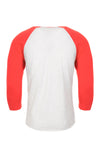 3X-Large Vintage Red/Heather White Next Level 6051 