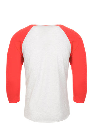 3X-Large Vintage Red/heather White Next Level 6051 