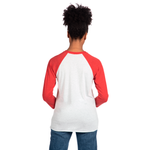 3X-Large Vintage Red/Heather White Next Level 6051 