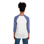 3X-Large Vintage Royal/Heather White Next Level 6051 
