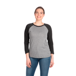 3X-Large Premium Heather/Vintage Black Next Level 6051 