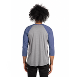 3X-Large Vintage Royal/Premium Heather Next Level 6051 