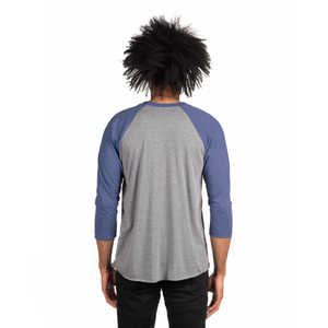 3X-Large Vintage Royal/premium Heather Next Level 6051 