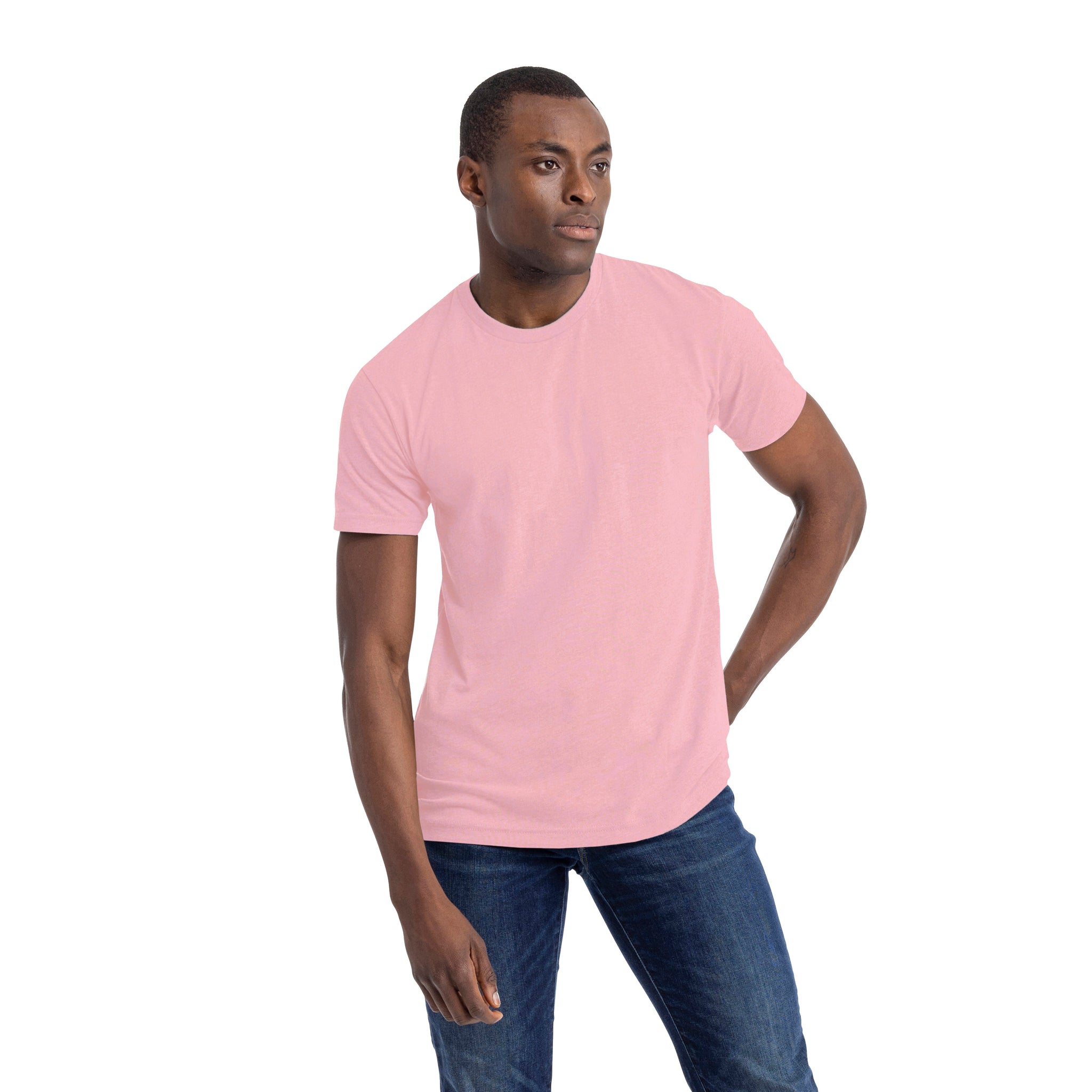 Next Level 6210 Unisex CVC T-Shirt (Heather Light Pink
