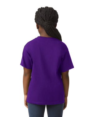 Youth X-Large Purple Gildan 64000B 