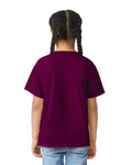 Youth X-Large Maroon Gildan 64000B 