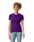 Women's 3X-Large Purple Gildan 64000L 
