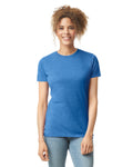 Women's 2X-Large Heather Royal Gildan 64000L 