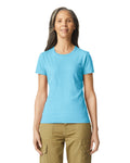Women's 3X-Large Sky Gildan 64000L 