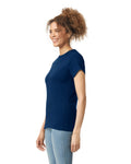 Women's 3X-Large Navy Gildan 64000L 
