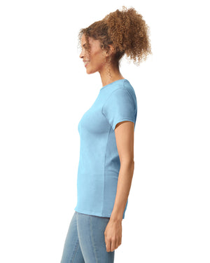 Women's 2X-Large Light Blue Gildan 64000L 