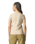 Women's 3X-Large Sand Gildan 64000L 