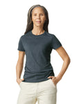 Women's 3X-Large Dark Heather Gildan 64000L 