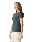 Women's 3X-Large Dark Heather Gildan 64000L 
