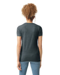 Women's 3X-Large Dark Heather Gildan 64000L 