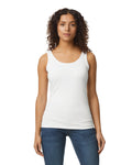 Women's 2X-Large White Gildan 64200L 