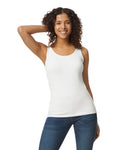 Women's 2X-Large White Gildan 64200L 