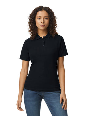 Women's 2X-Large Black Gildan 64800L 