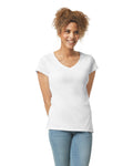 Women's 2X-Large White Gildan 64V00L 