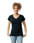 Women's 2X-Large Black Gildan 64V00L 