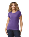 Women's 2X-Large Htr Purple Gildan 64V00L 