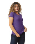 Women's 2X-Large Htr Purple Gildan 64V00L 