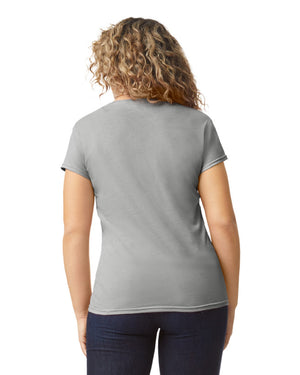Women's 2X-Large Sport Gray Gildan 64V00L 