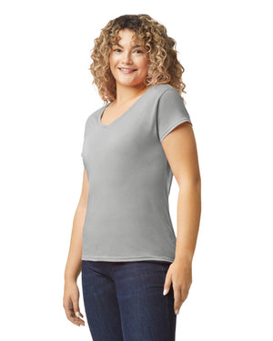 Women's 2X-Large Sport Gray Gildan 64V00L 