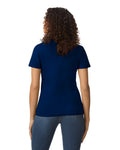 Women's 3X-Large Navy Gildan 65000L 